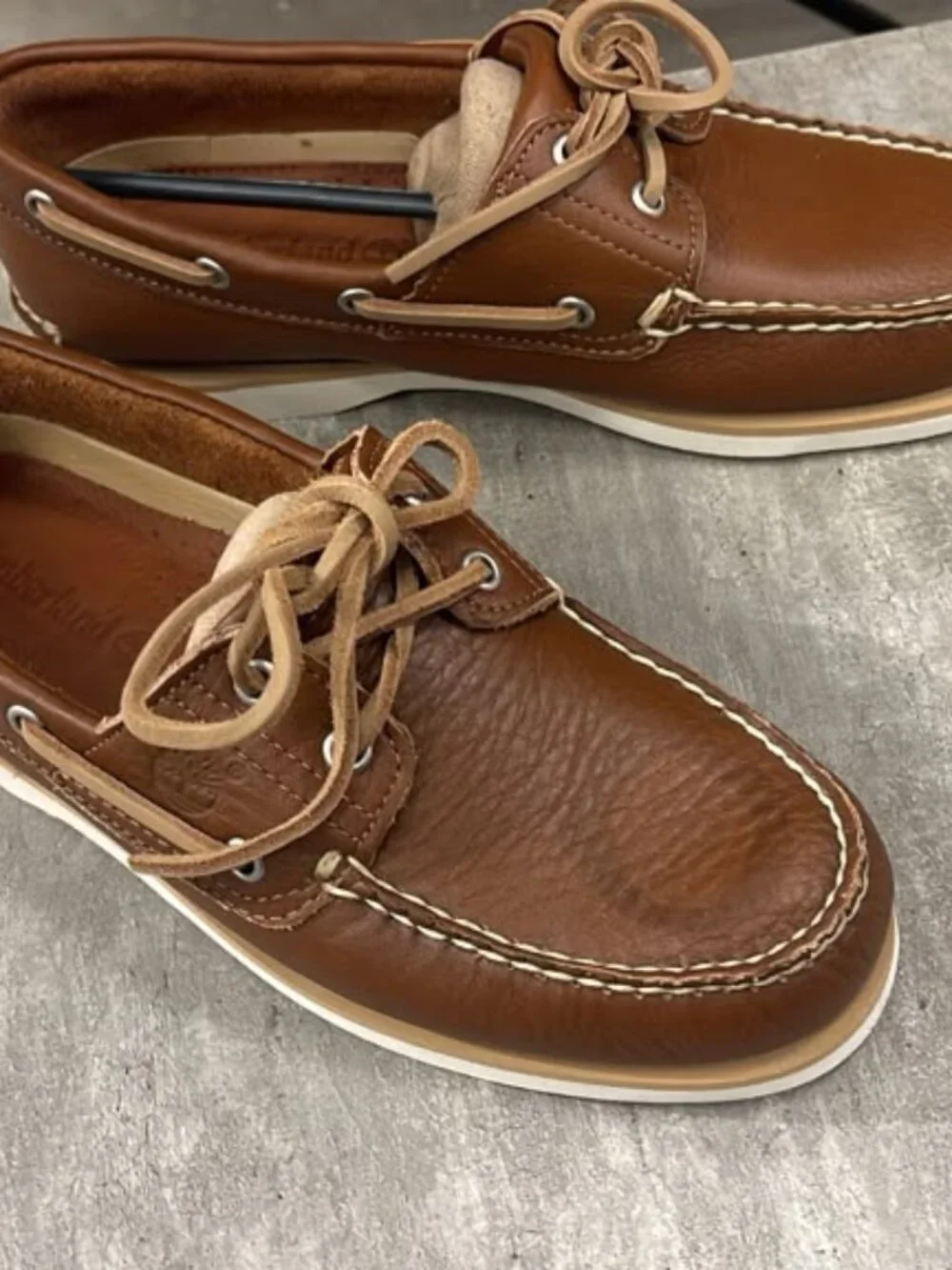 TIMBERLAND MEN'S CLASSIC BOAT SHOE RUST FULL GRAIN A4187-EM6 ALL SIZES